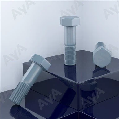 Heavy structural hex bolts .